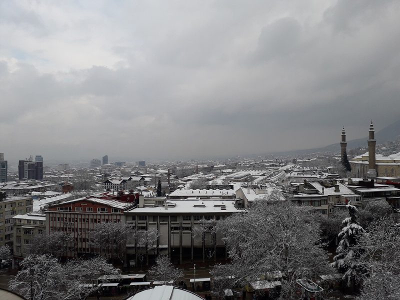 Osmanlı'nın ilk başkenti Bursa'nın günümüzdeki kent merkezinden panoramik bir kare