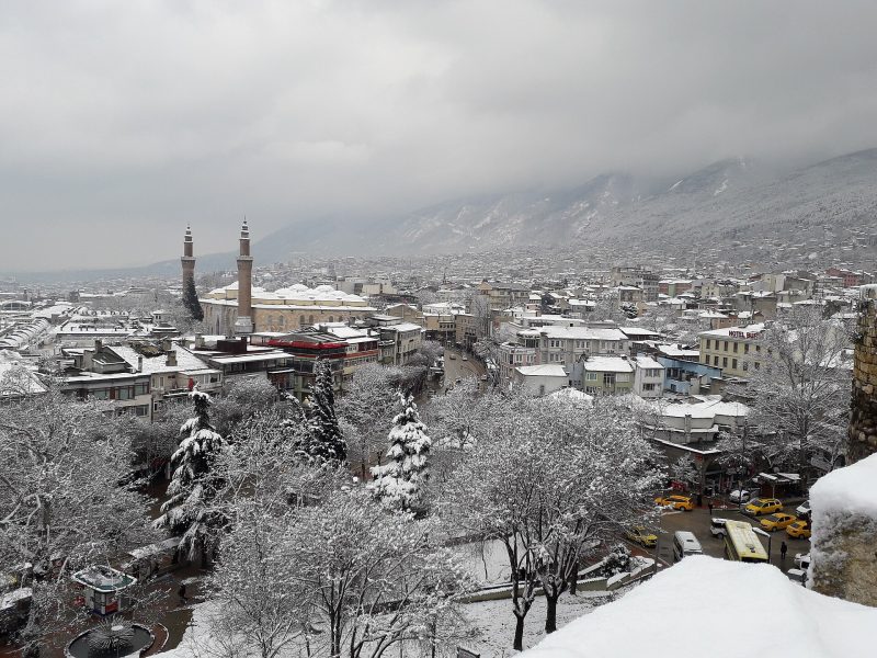 Kervansaray Termal Convention & Spa'nın bulunduğu Bursa'nın Uludağ eteklerindeki dokusu