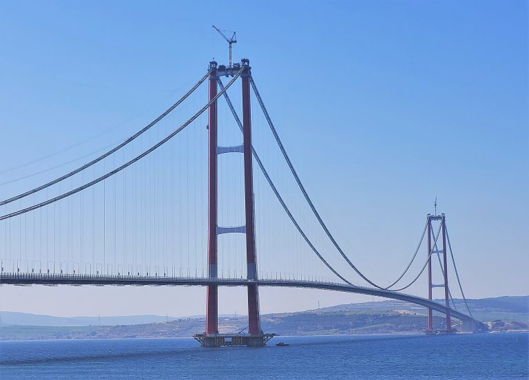 Kolin Hotel Spa Convention Center — Çanakkale Boğazı üzerindeki 1915 Çanakkale Köprüsü ve iki yakayı bağlayan geçiş